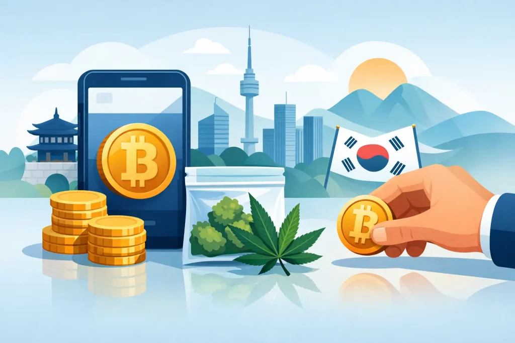Can You Buy Weed in Korea With Bitcoin?